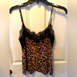 Zara leopard print camisole